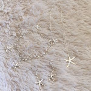 Collar Aretes Y pulsera